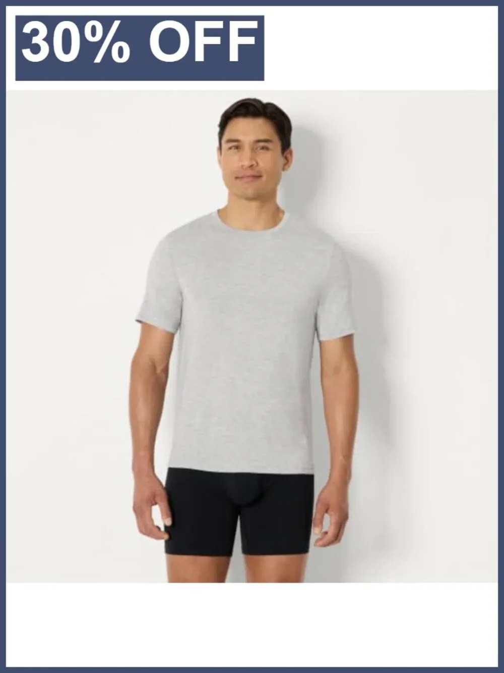 Men's Super Soft Lightweight Modal Short-Sleeve Undershirt 2-Pack